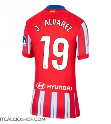 Atletico Madrid Julian Alvarez #19 Prima Maglia Femmina 2024-25 Manica Corta